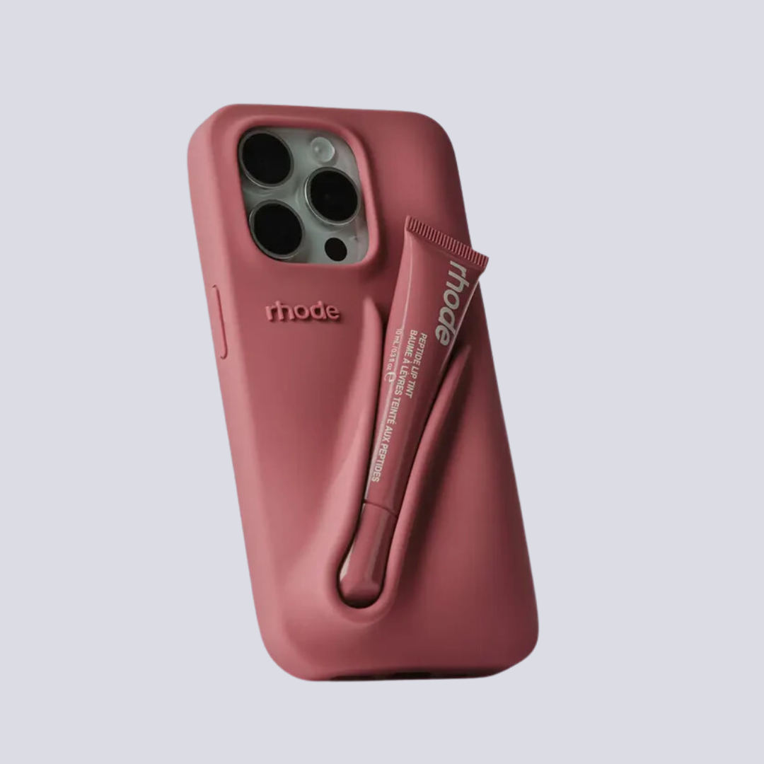Rhode Lip Case de Hailey Bieber para Iphone - Vinho Rosé