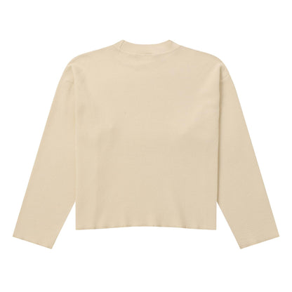 Suéter SKYLRK "Waffle Mock Neck" Creme