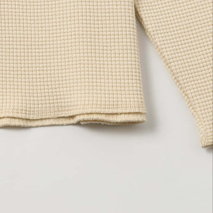 Suéter SKYLRK "Waffle Mock Neck" Creme