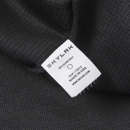 Suéter SKYLRK "Waffle Mock Neck" Preto