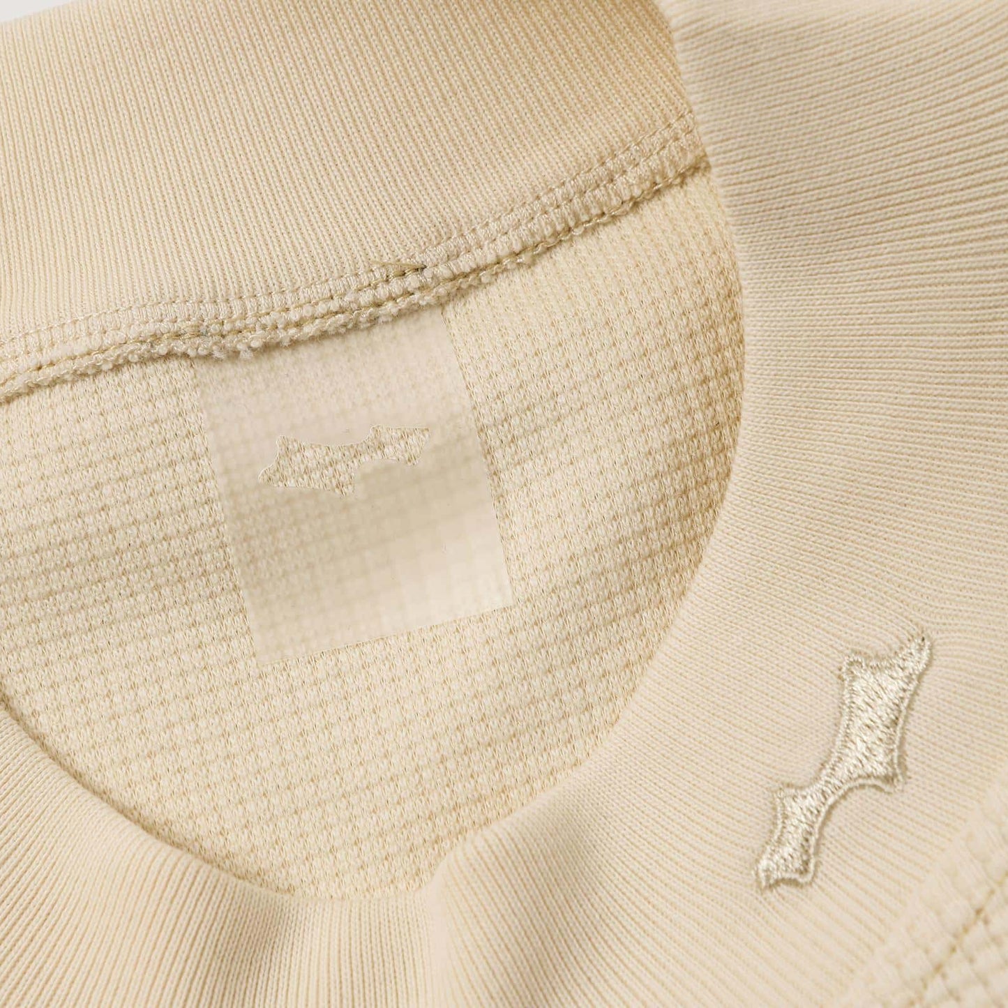 Suéter SKYLRK "Waffle Mock Neck" Creme