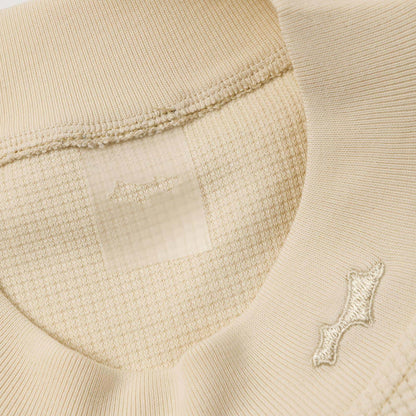 Suéter SKYLRK "Waffle Mock Neck" Creme