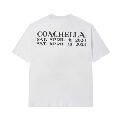 Camiseta Branca Streetwear "SWAG" SKYLRK Justin Bieber Coachella 2026