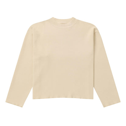 Suéter SKYLRK "Waffle Mock Neck" Creme