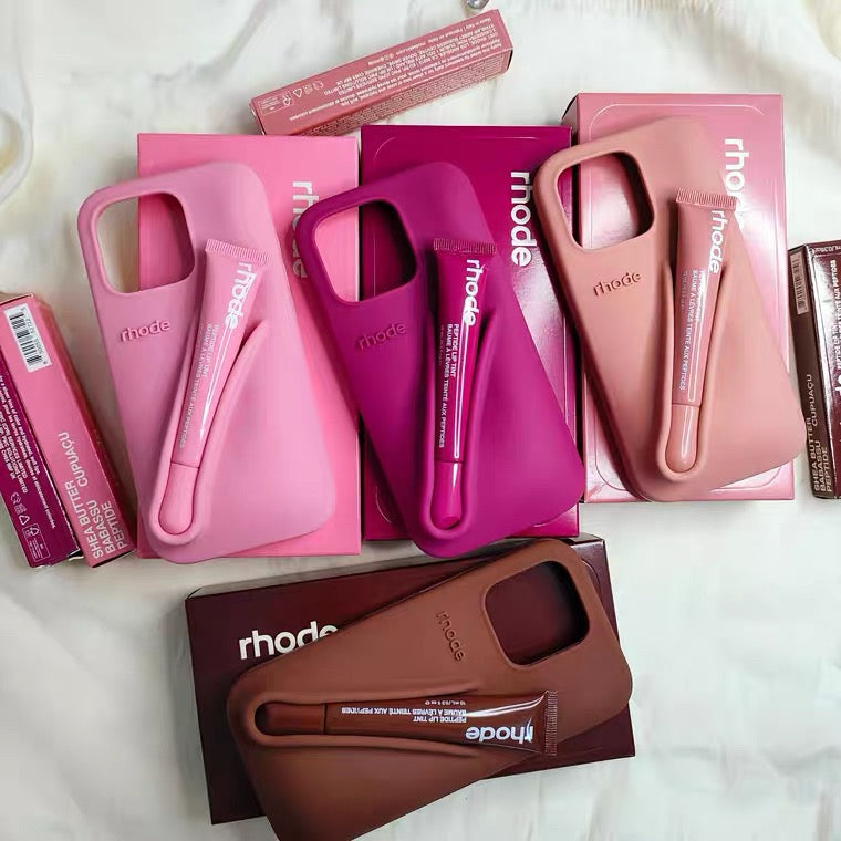 Rhode Lip Case de Hailey Bieber para Iphone - Bordô