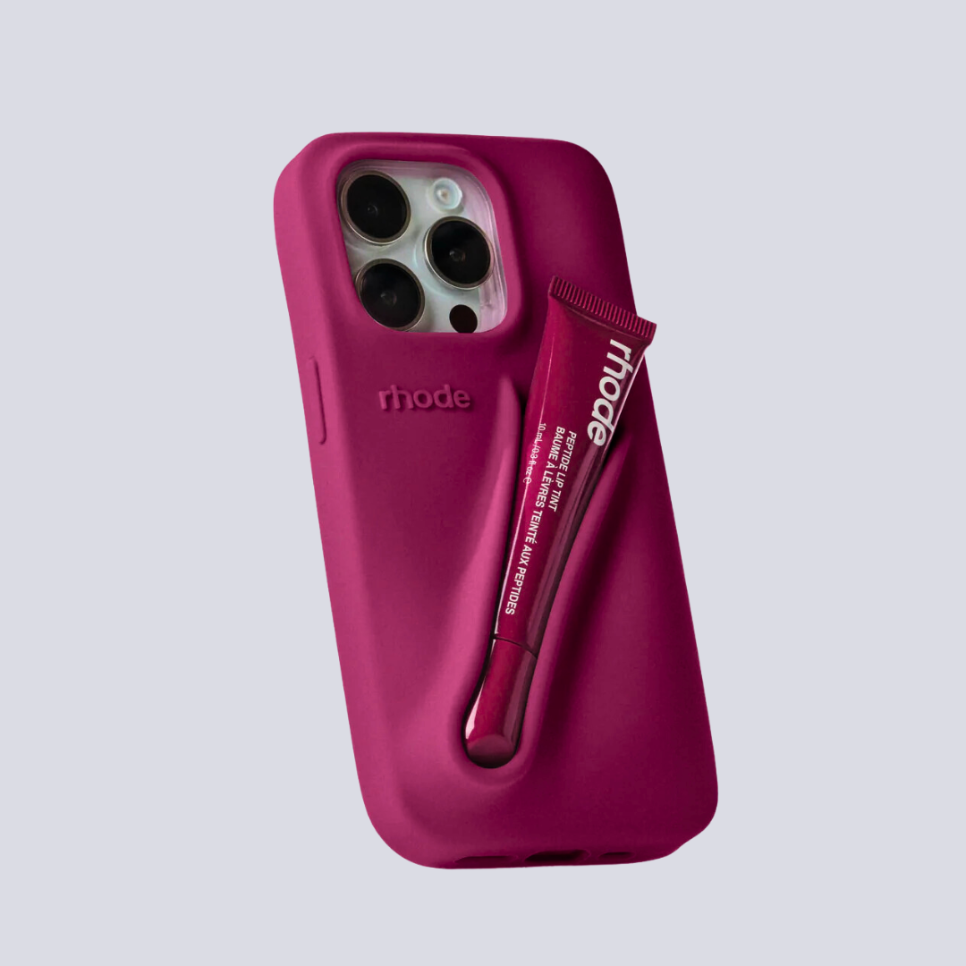 Rhode Lip Case para Iphone - Bordô