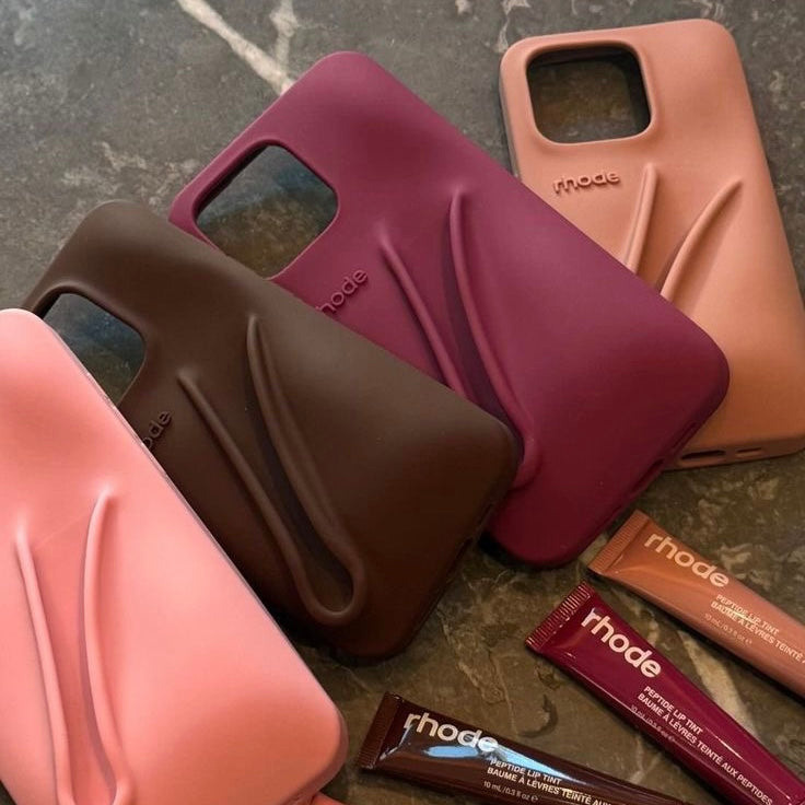 Rhode Lip Case de Hailey Bieber para Iphone  - Marrom Expresso
