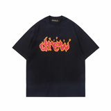 Camiseta Logo on Fire Drew House