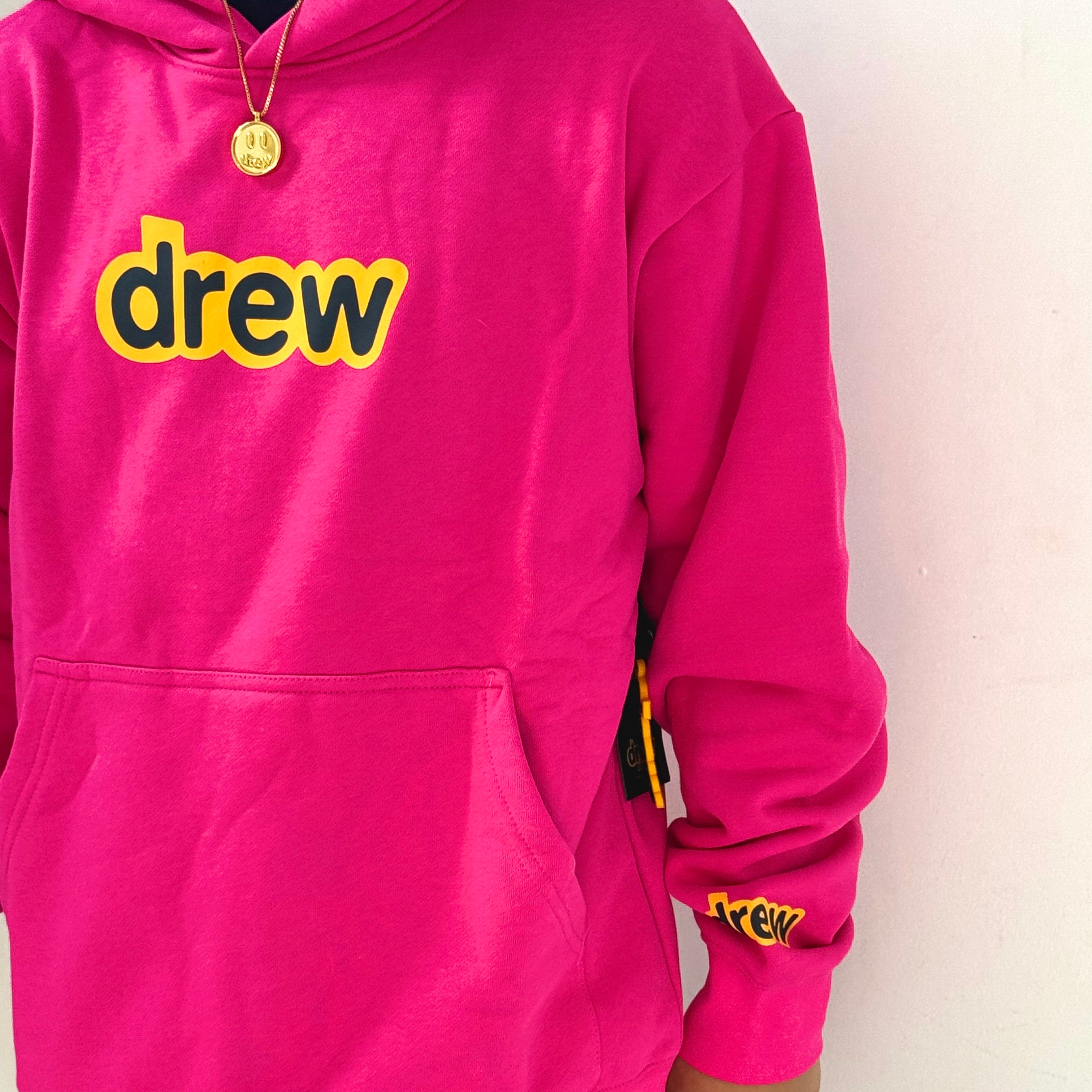 Moletom Drew House Logo "Drew" Rosa Pink