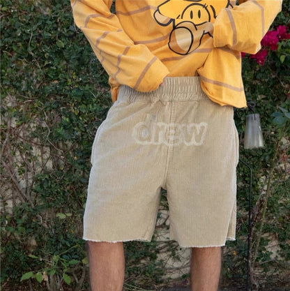 Bermuda Cotton Logo Drew House "Creme" PRONTA ENTREGA