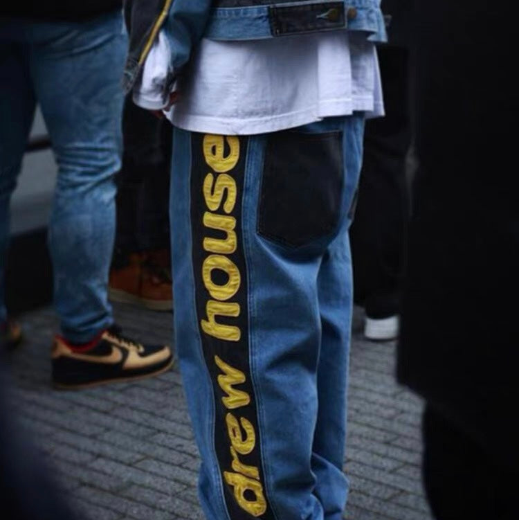 Calça Drew House Vintage "Color block"
