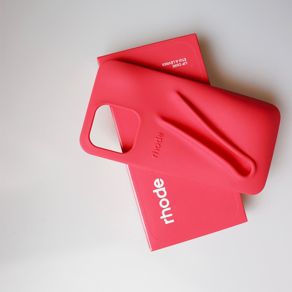Rhode Lip Case de Hailey Bieber para Iphone - Goiaba Pink