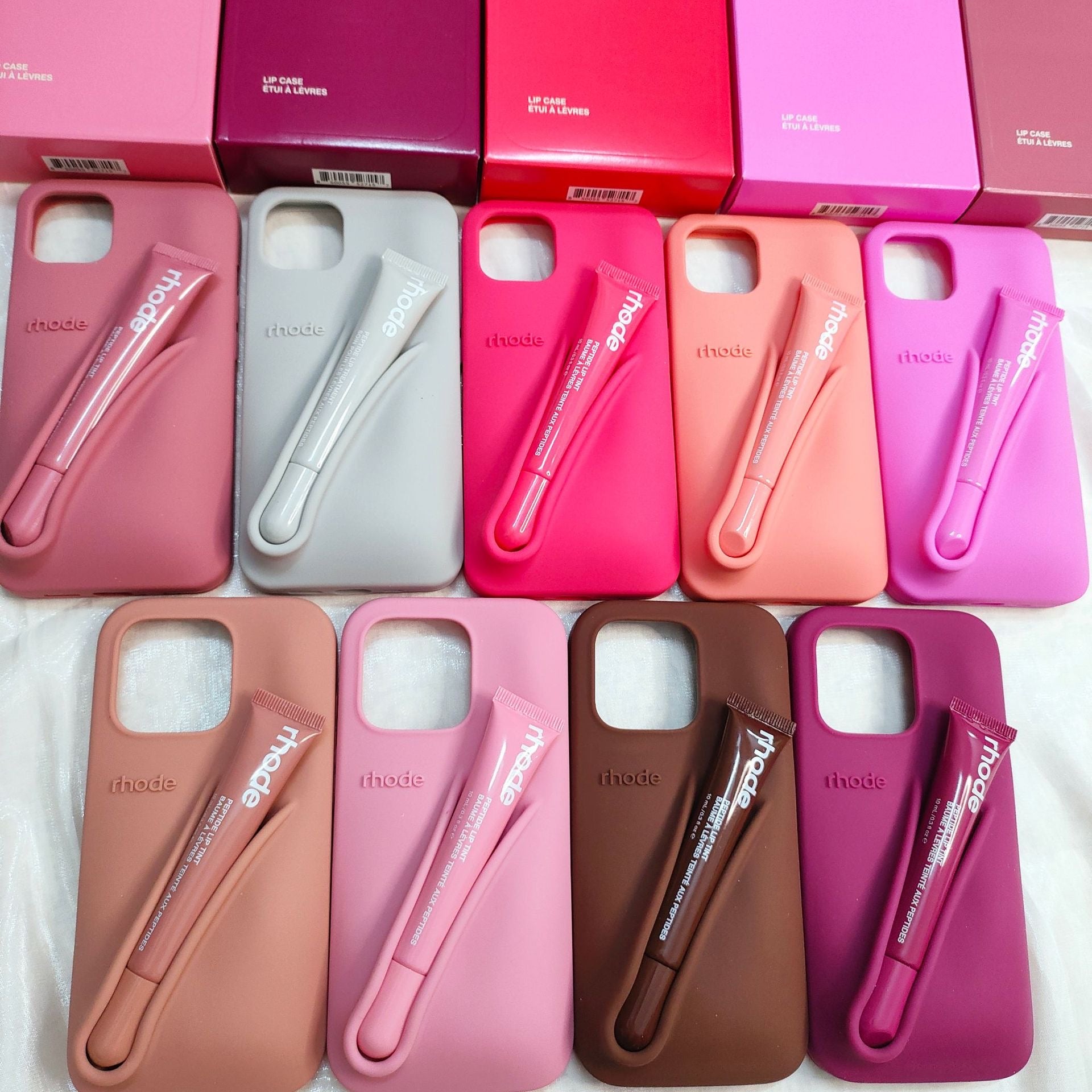Rhode Lip Case de Hailey Bieber para Iphone  - Marrom Expresso