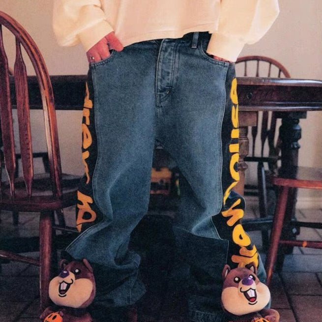 Calça Drew House Vintage "Color block"