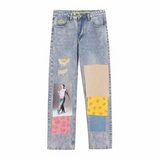 Calça Drew House Streetwear Designer Ripped Jeans