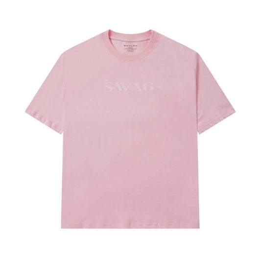 Camiseta "SWAG" SKYLRK Coachella Rosa Bebê