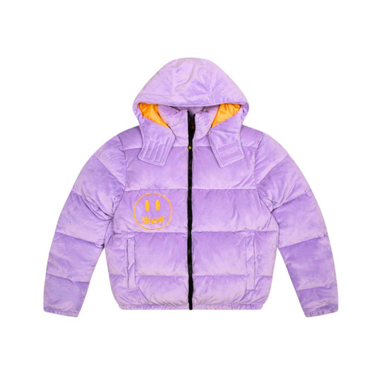 Jaqueta Puffer Lavender Justin Bieber Rock in Rio 2022 – Drew House