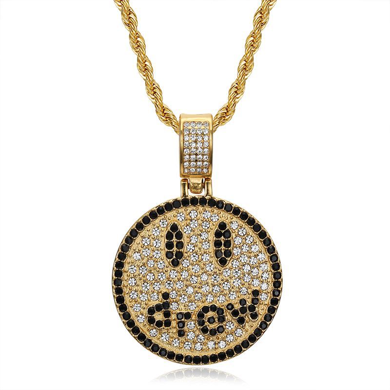 Cordão Diamante Dourado "Smile Mascot"- PRONTA ENTREGA