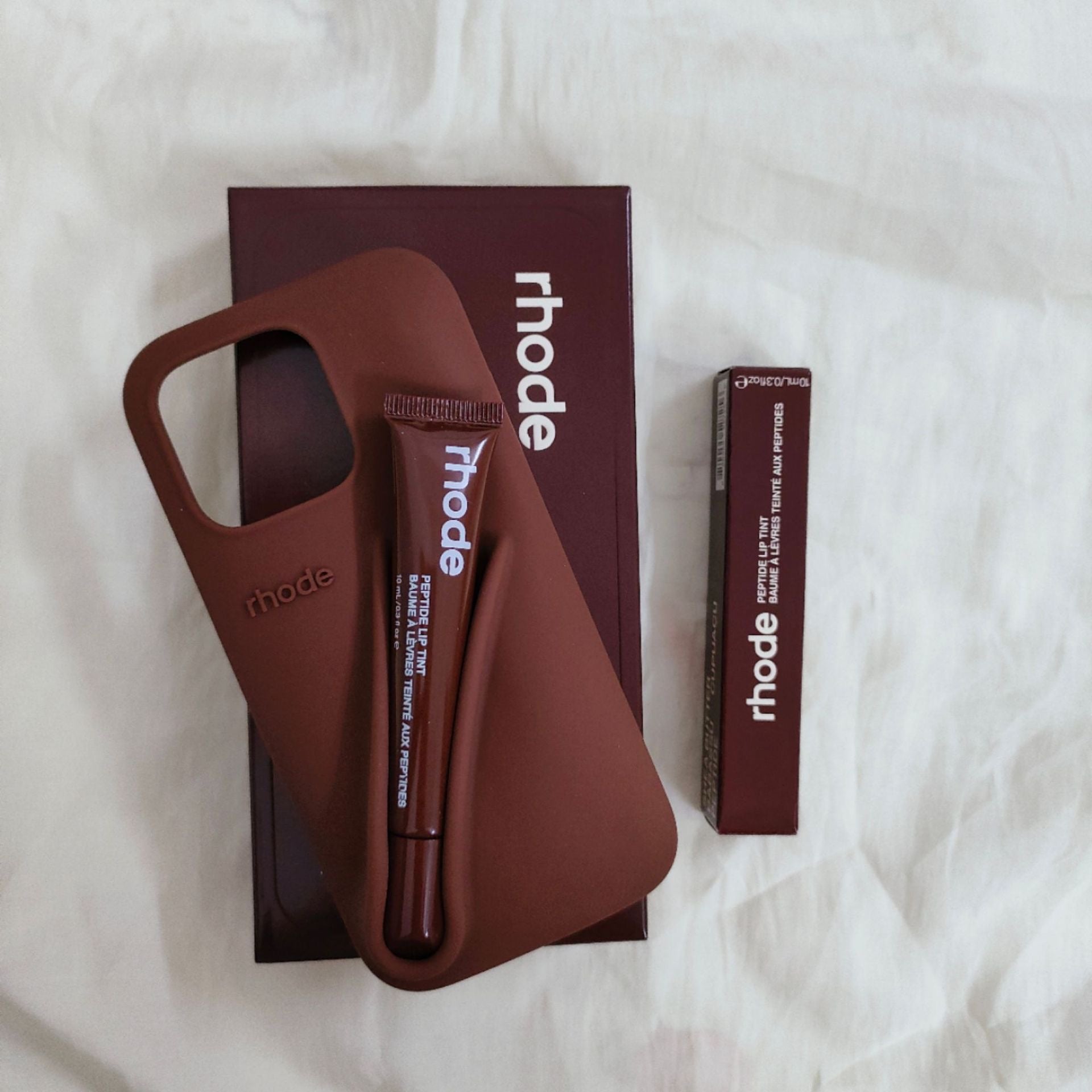 Rhode Lip Case de Hailey Bieber para Iphone  - Marrom Expresso