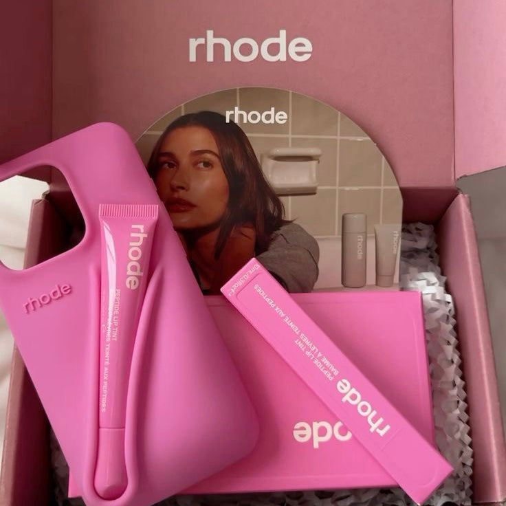Rhode Lip Case de Hailey Bieber para Iphone - Rosa Chiclete