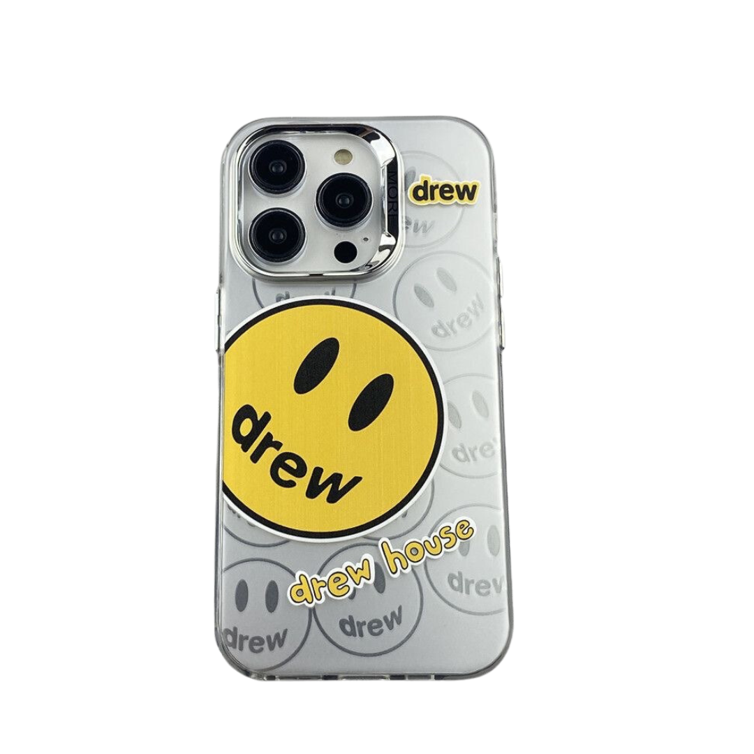 Drew House Mascot Light Silver Case "13 PRO MAX" - Pronta Entrega