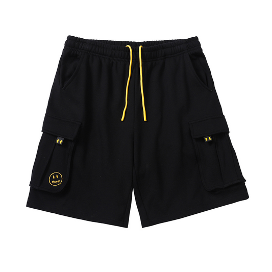 Bermuda Moletom Cargo "Black"