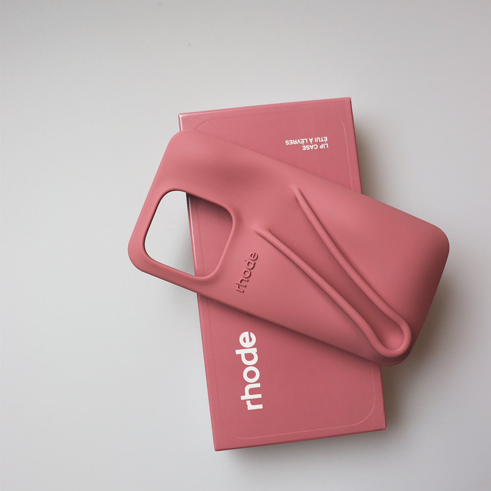 Rhode Lip Case de Hailey Bieber para Iphone - Vinho Rosé