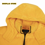 Jaqueta Puffer Plush Hooded "Amarelo" Drew House