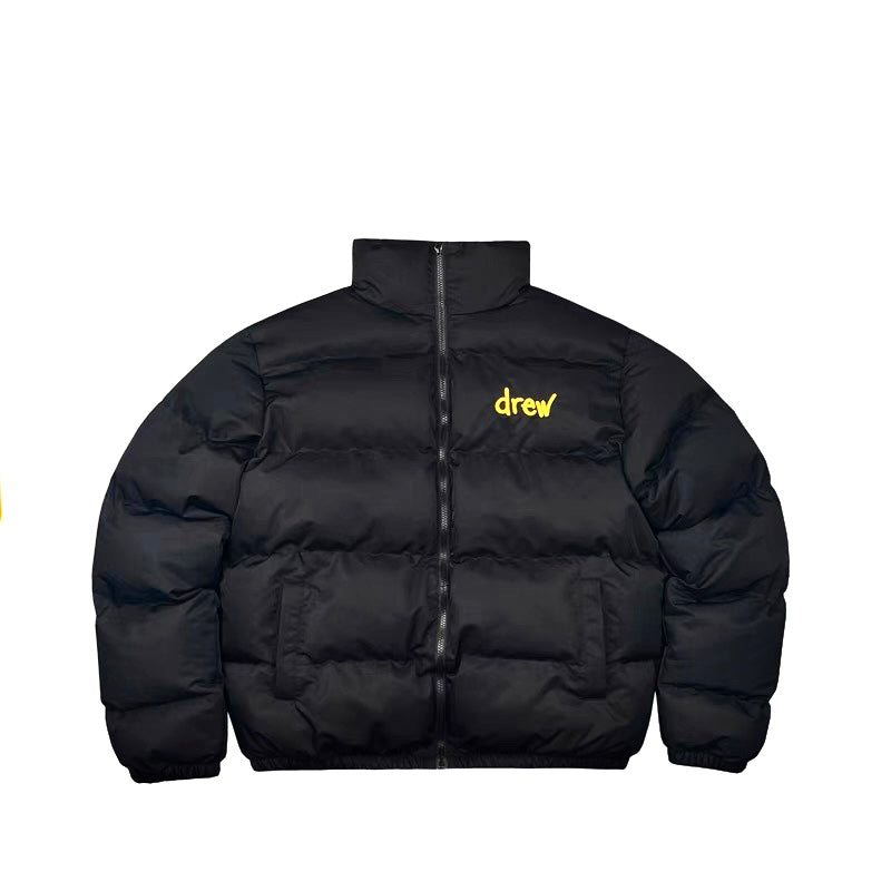 Jaqueta Puffer Logo Drew "Preta"