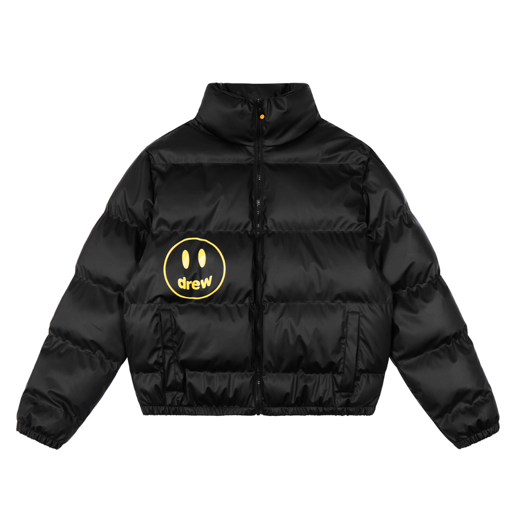 Jaqueta Puffer Mascot Simples "Preta" Drew House