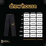 Calça Drew House Ripped Jeans Pants Black