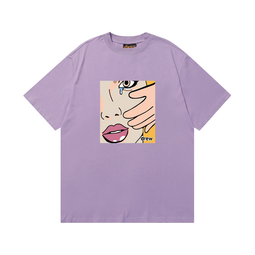 Camiseta Drew House Girl Face "Lilás"
