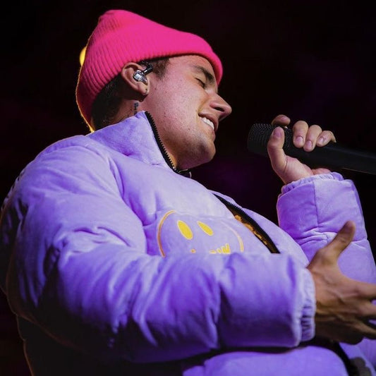 Jaqueta Puffer Lavender Justin Bieber Rock in Rio 2022 – Drew House