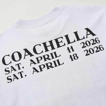 Camiseta SKYLRK Justin Bieber Coachella 2026 "YouTube"