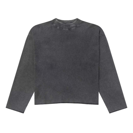 Suéter SKYLRK "Waffle Mock Neck" Preto